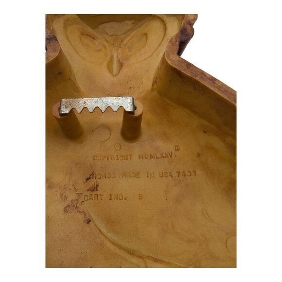 VTG Homco Owl Hanging Plaque Wall Art Hoot Owls 7403 Set of 2 Retro MCM Wildlife - Picture 4 of 11